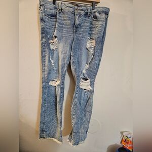Torrid Distressed Blue Jeans Size 18